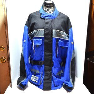 Ocelot Racing Motorsports Jacket by SRS XL Blue for ATVs Dirt Bikes Waterproof